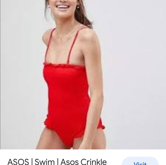 South Beach Crinkle Strappy once piece - Picture 8 of 8